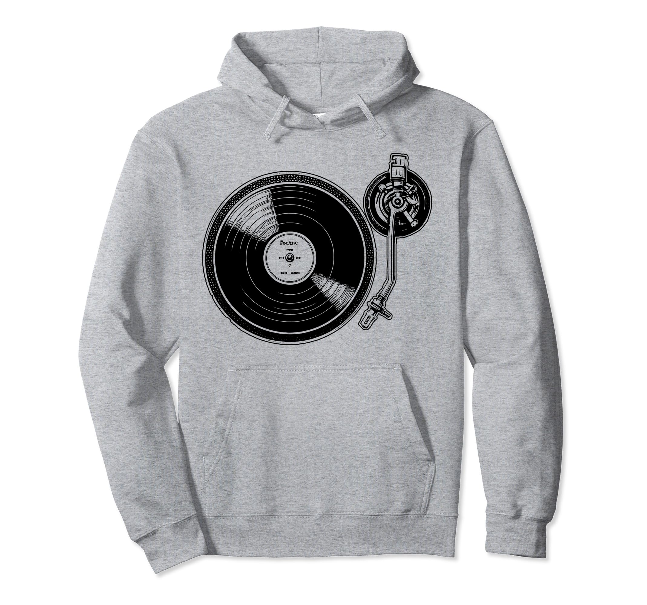 Turntable Vinyl Records Music Lp Dj Hoodie - Novelty Apparel Unisex - T-Shirt, Sweatshirt, Hoodie
