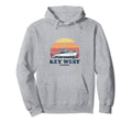 Key West Fl Boating 70S Boat Hoodie - Casual Everyday Wear for Adults - T-Shirt, Sweatshirt, Hoodie