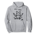 Funny Self Care Frog Doing Yoga Tea Hoodie - Novelty Apparel for Adults - T-Shirt, Sweatshirt, Hoodie