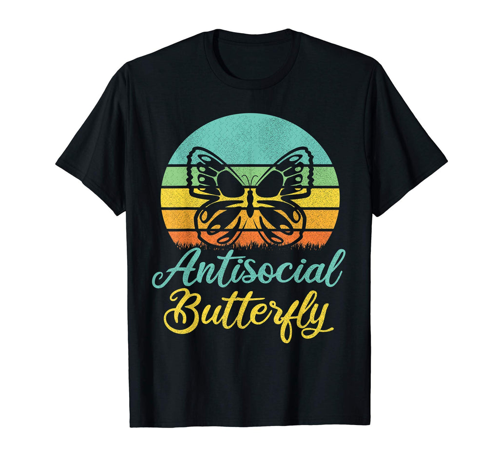 Anti Social Butterfly Gifts T-Shirt - Minimalist Print for Adults - T-Shirt, Sweatshirt, Hoodie