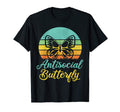 Anti Social Butterfly Gifts T-Shirt - Minimalist Print for Adults - T-Shirt, Sweatshirt, Hoodie