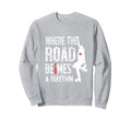 Roller Skates Party Road Becomes Sweatshirt - Novelty Apparel for Adults - T-Shirt, Sweatshirt, Hoodie
