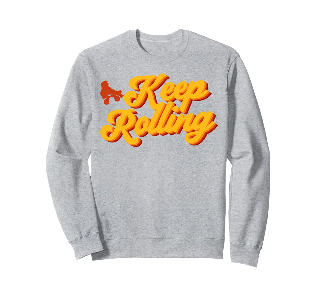 Roller Skating Skate 1970S Keep Sweatshirt - Minimalist Print for Adults - T-Shirt, Sweatshirt, Hoodie