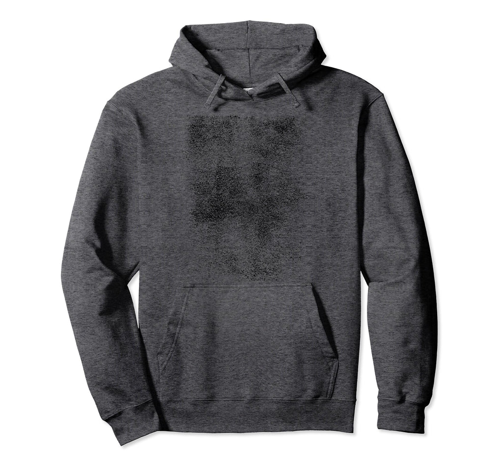 Black Grunge Distressed Trendy Hoodie - Aesthetic Graphic Unisex - T-Shirt, Sweatshirt, Hoodie