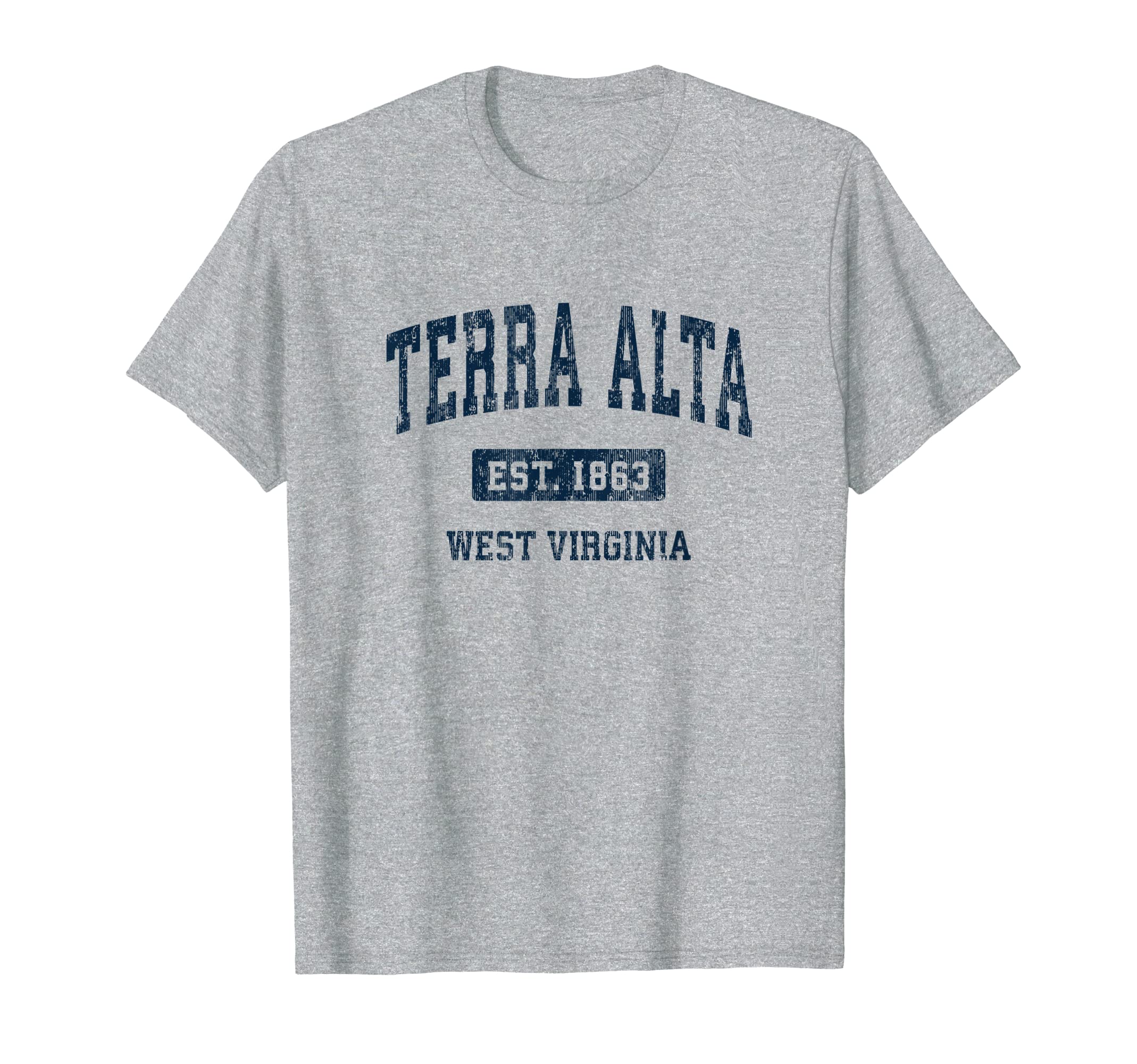 Terra Alta West Virginia Wv Athletic T-Shirt - Minimalist Print for Adults - T-Shirt, Sweatshirt, Hoodie