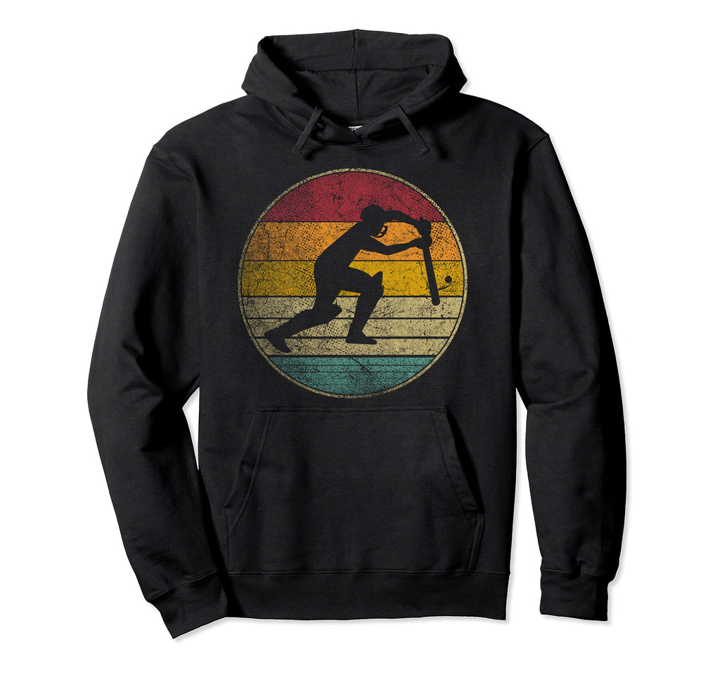 Cricket Bat Ball Sport Gift 70S 80S Hoodie - Aesthetic Graphic Men Women - T-Shirt, Sweatshirt, Hoodie