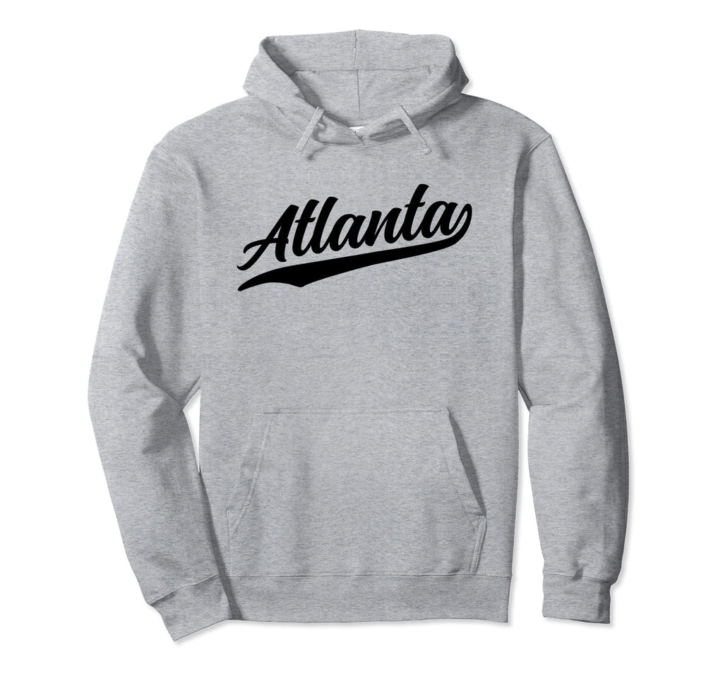 Atlanta Georgia 1970S Swoosh Hoodie - Aesthetic Graphic Men Women - T-Shirt, Sweatshirt, Hoodie