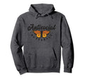 Summer Womens Antisocial Butterfly Hoodie - Aesthetic Graphic Unisex - T-Shirt, Sweatshirt, Hoodie