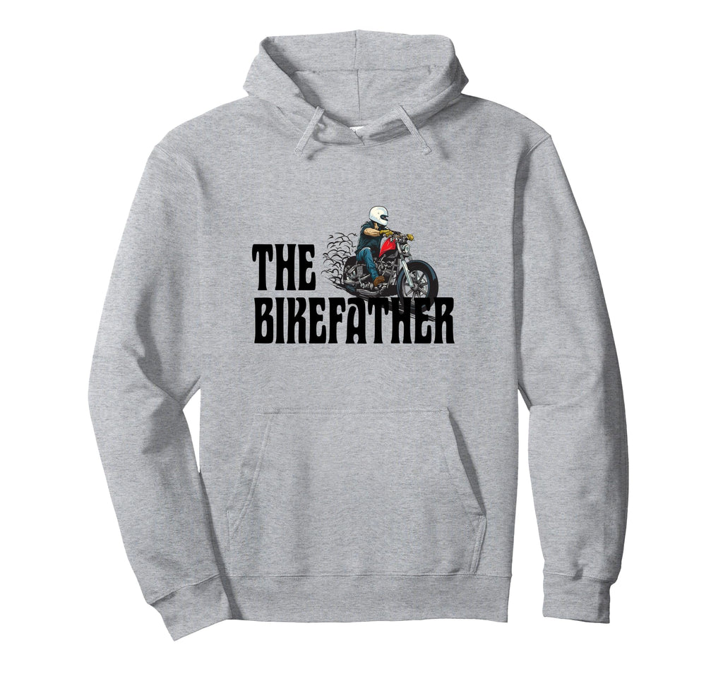 Biker Bikefather Biker Dad Funny Hoodie - Custom Art Print for Adults - T-Shirt, Sweatshirt, Hoodie