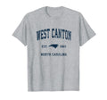 West Canton North Carolina Nc Athletic T-Shirt - Aesthetic Graphic Unisex - T-Shirt, Sweatshirt, Hoodie