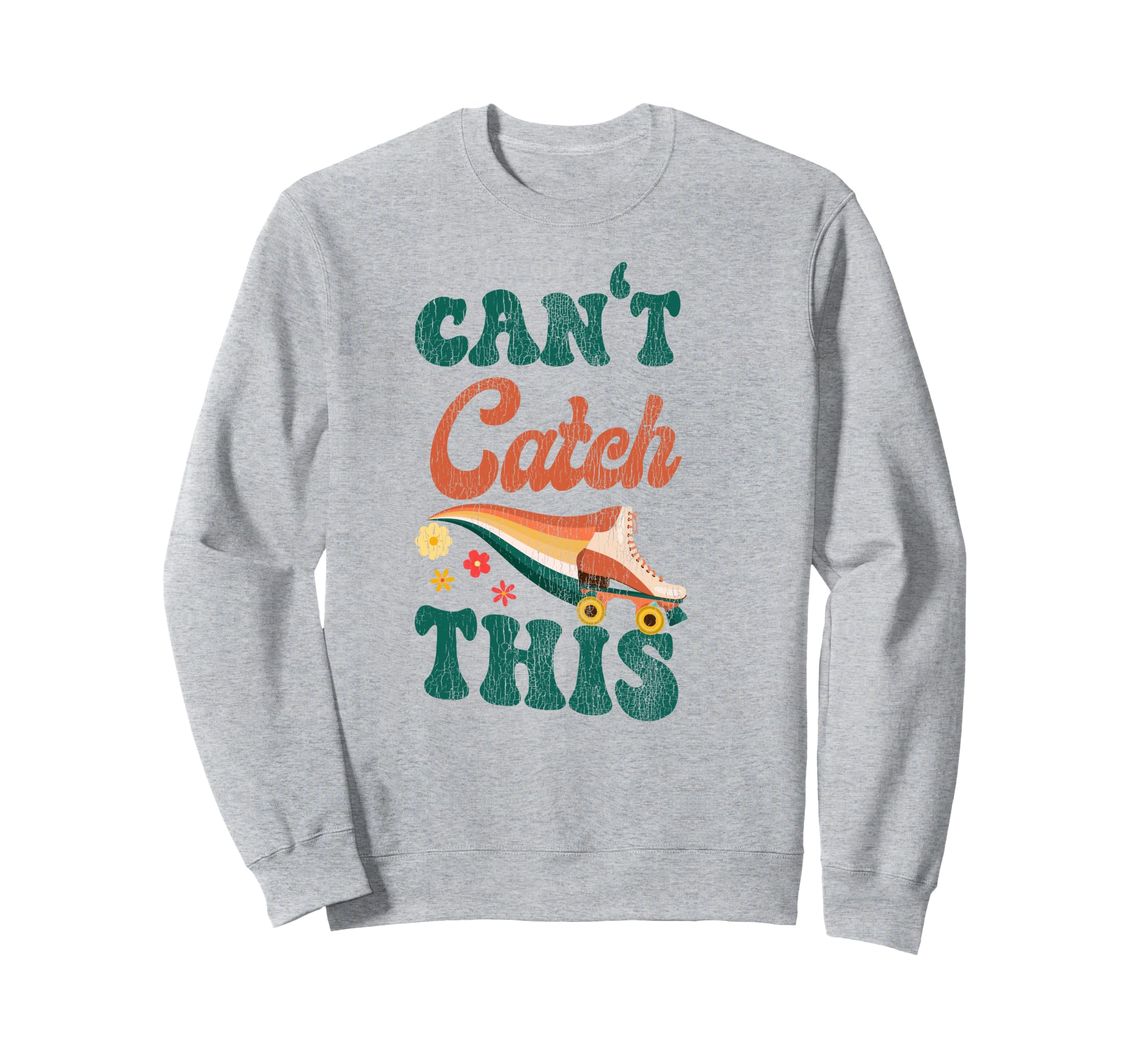 Roller Skating Skate 1970S Sweatshirt - Fun Novelty Design Men Women - T-Shirt, Sweatshirt, Hoodie