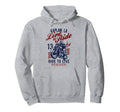 Kaplan Louisiana Motorcycle Skull Rider Hoodie - Novelty Apparel for Adults - T-Shirt, Sweatshirt, Hoodie