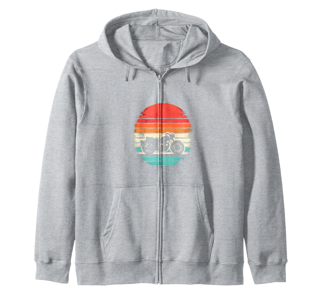 Motorcycle Sunset Sweatshirt - Casual Everyday Wear Unisex - T-Shirt, Sweatshirt, Hoodie