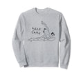 Self Care Frog Drinking Tea Yoga Sweatshirt - Fun Novelty Design Unisex - T-Shirt, Sweatshirt, Hoodie