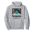 Turquoise Junkie Western Turquoise Hoodie - Custom Art Print for Adults - T-Shirt, Sweatshirt, Hoodie