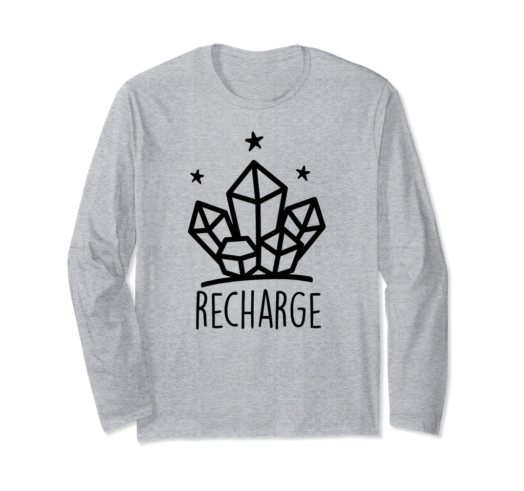 Metaphysical Crystal Recharge Energy T-Shirt - Fun Novelty Design Unisex - T-Shirt, Sweatshirt, Hoodie