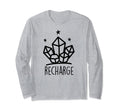 Metaphysical Crystal Recharge Energy T-Shirt - Fun Novelty Design Unisex - T-Shirt, Sweatshirt, Hoodie