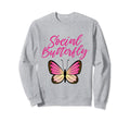 Extroverts And Butterfly Gifts Sweatshirt - Trendy Graphic for Adults - T-Shirt, Sweatshirt, Hoodie