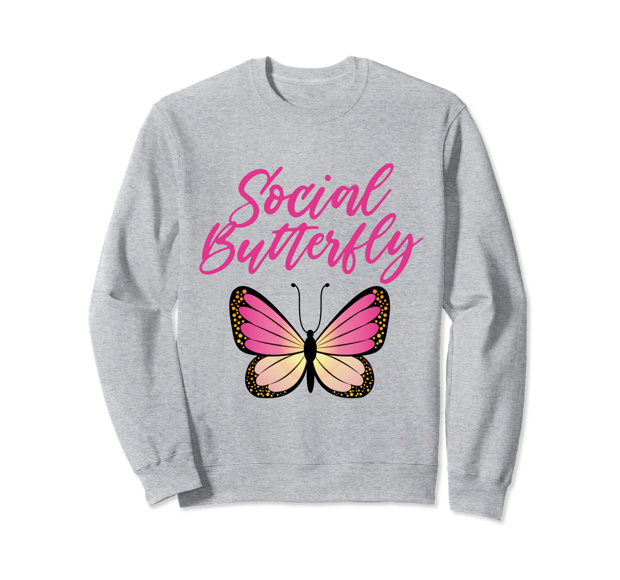 Extroverts And Butterfly Gifts Sweatshirt - Trendy Graphic for Adults - T-Shirt, Sweatshirt, Hoodie