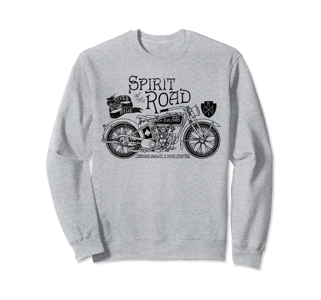 Spirit Road Motorcycle Sweatshirt - Graphic Print for Adults - T-Shirt, Sweatshirt, Hoodie