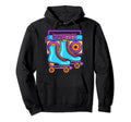 80S Rollerskates Roller Skating Hoodie - Custom Art Print Unisex - T-Shirt, Sweatshirt, Hoodie