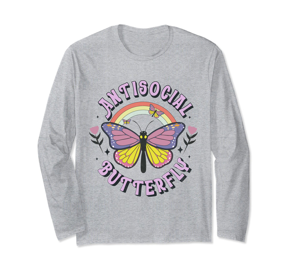 Antisocial Butterfly Tees Introvert T-Shirt - Novelty Apparel Unisex - T-Shirt, Sweatshirt, Hoodie