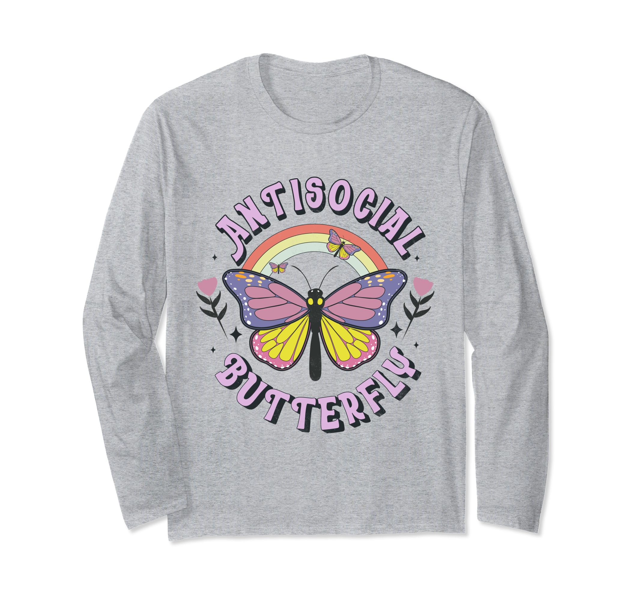 Antisocial Butterfly Tees Introvert T-Shirt - Novelty Apparel Unisex - T-Shirt, Sweatshirt, Hoodie