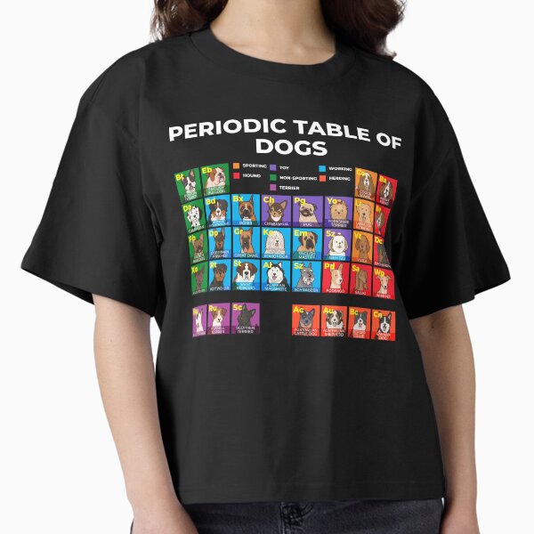 Periodic Table of Dogs, Dog Lover, Funny Science - Adult & Kids T-Shirts, Sweatshirts & Hoodies apparel design preview 1