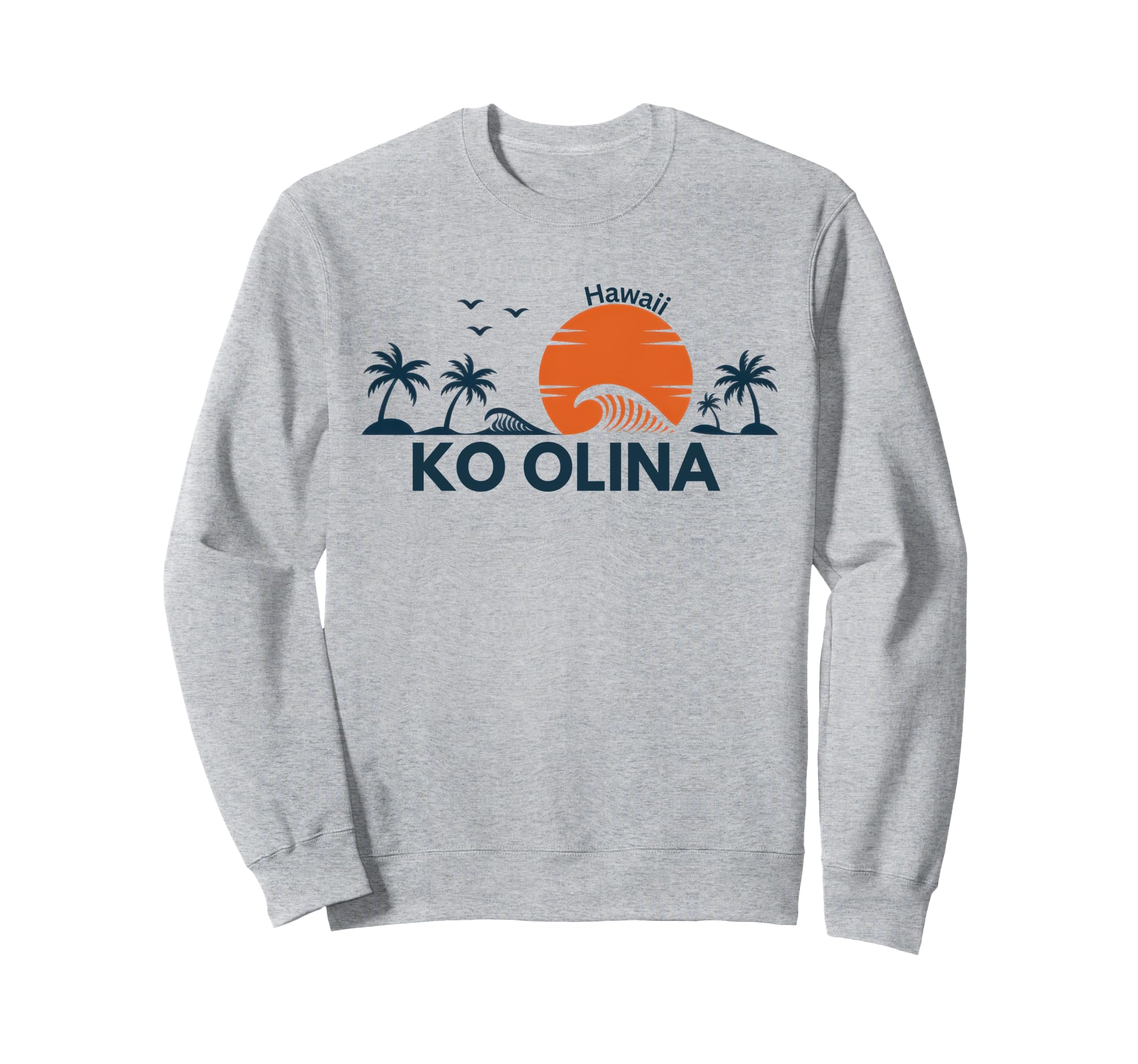 Ko Olina Beach Hawaii Summer Palm Sweatshirt - Custom Art Print Men Women - T-Shirt, Sweatshirt, Hoodie