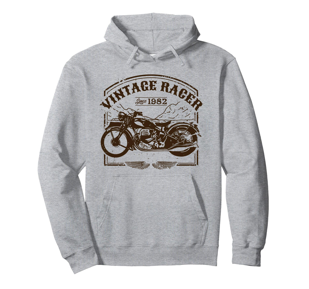 1982 Birthday Motorcycle Racer Bday Hoodie - Graphic Print Unisex - T-Shirt, Sweatshirt, Hoodie