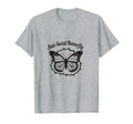 Antisocial Butterfly Aesthetic Gothic T-Shirt - Minimalist Print Men Women - T-Shirt, Sweatshirt, Hoodie