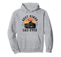 Best Biker Dad Ever Motorcycle Riding Hoodie - Unique Graphic for Adults - T-Shirt, Sweatshirt, Hoodie