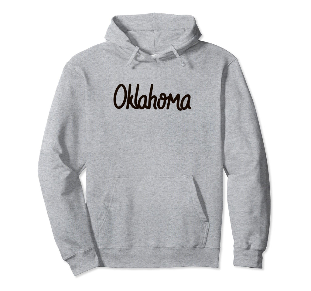 Minimal Typography Oklahoma America Hoodie - Custom Art Print for Adults - T-Shirt, Sweatshirt, Hoodie