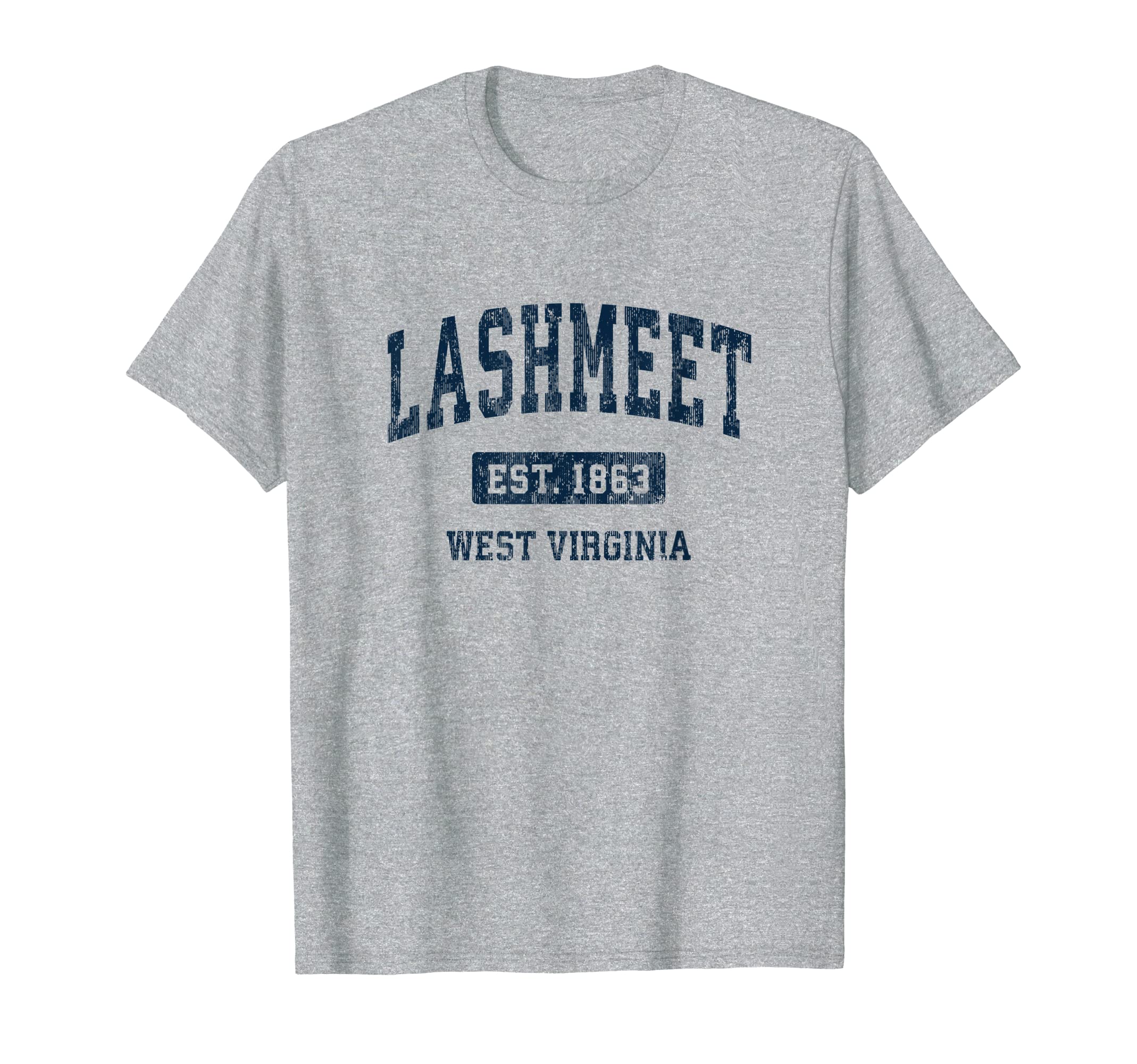 Lashmeet West Virginia Wv Athletic T-Shirt - Custom Art Print for Adults - T-Shirt, Sweatshirt, Hoodie