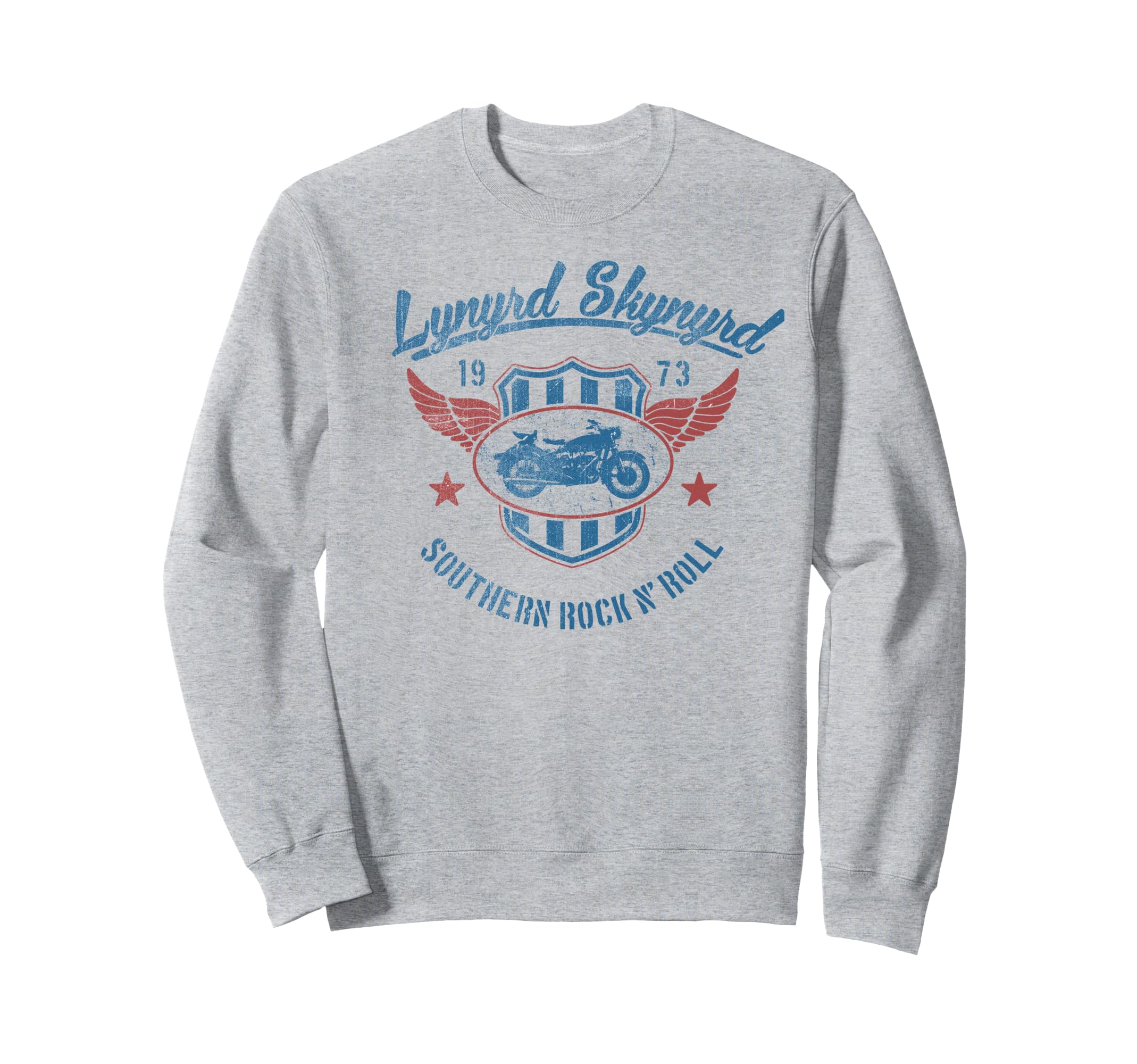 Lynyrd Skynyrd Motorcycle Crest Sweatshirt - Graphic Print for Adults - T-Shirt, Sweatshirt, Hoodie