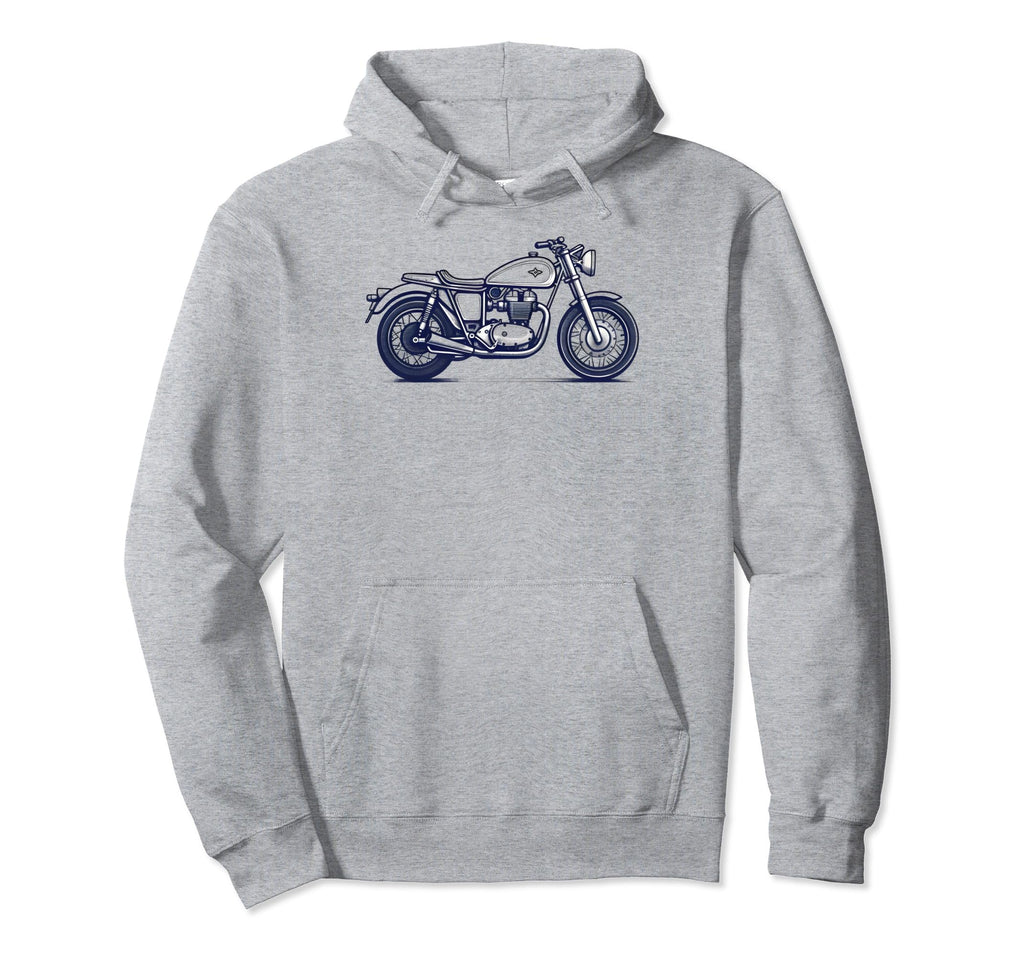 Blue Motorcycle Biker Bike Motorcycling Hoodie - Graphic Print Men Women - T-Shirt, Sweatshirt, Hoodie