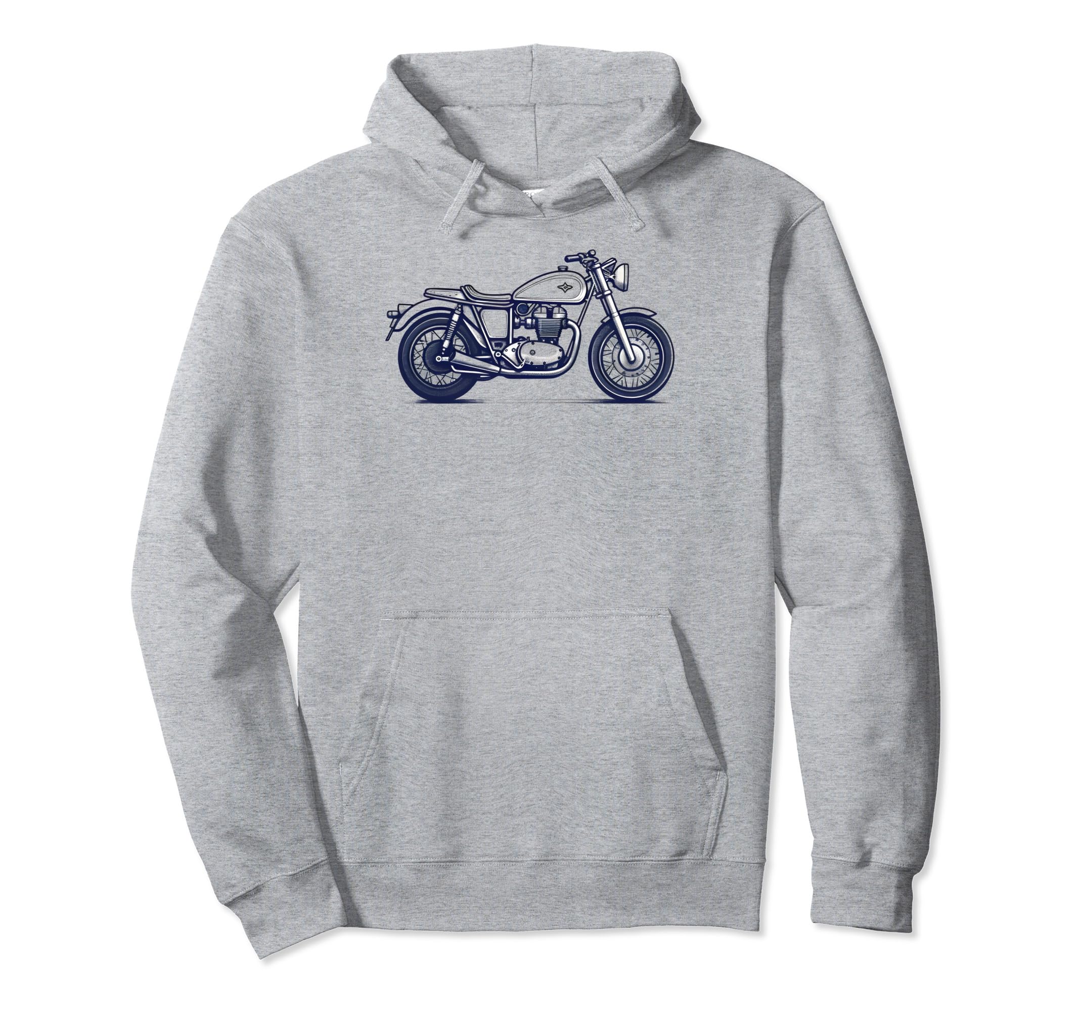Blue Motorcycle Biker Bike Motorcycling Hoodie - Graphic Print Men Women - T-Shirt, Sweatshirt, Hoodie