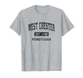 West Chester Pennsylvania Pa Sports Black T-Shirt - Novelty Apparel Unisex - T-Shirt, Sweatshirt, Hoodie