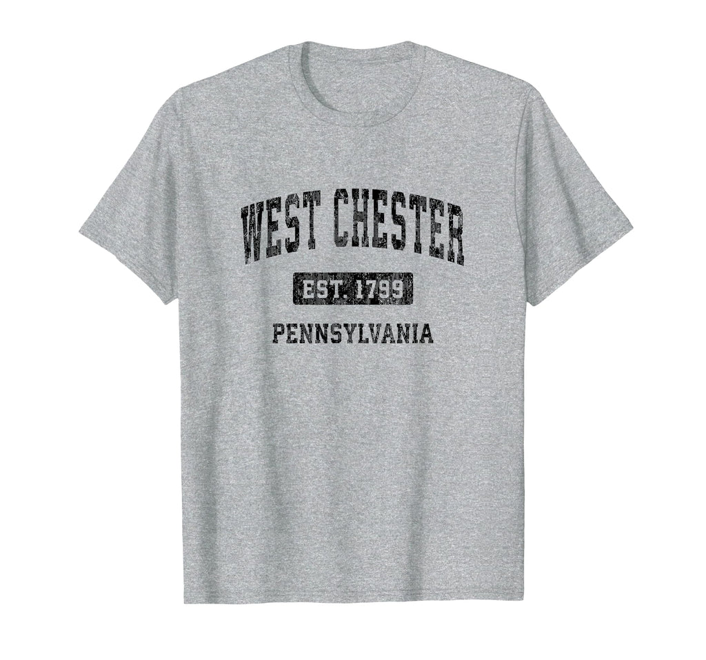 West Chester Pennsylvania Pa Sports T-Shirt - Unique Graphic for Adults - T-Shirt, Sweatshirt, Hoodie