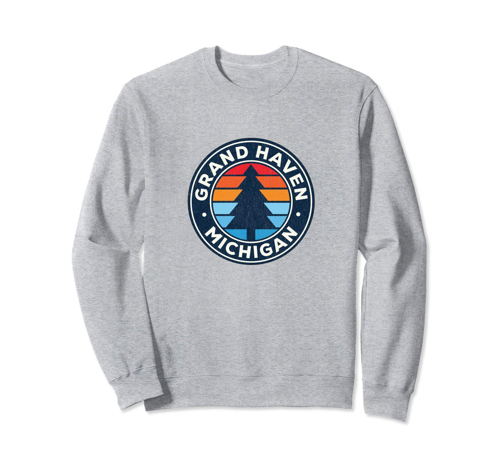 Grand Haven Michigan Mi 70S Sweatshirt - Unique Graphic Men Women - T-Shirt, Sweatshirt, Hoodie