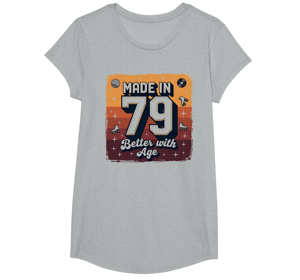Made 79 Better Age Birthday Gift T-Shirt - Unique Graphic Men Women - T-Shirt, Sweatshirt, Hoodie