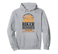 Motorcycle Biker Friends Besties Hoodie - Fun Novelty Design Unisex - T-Shirt, Sweatshirt, Hoodie
