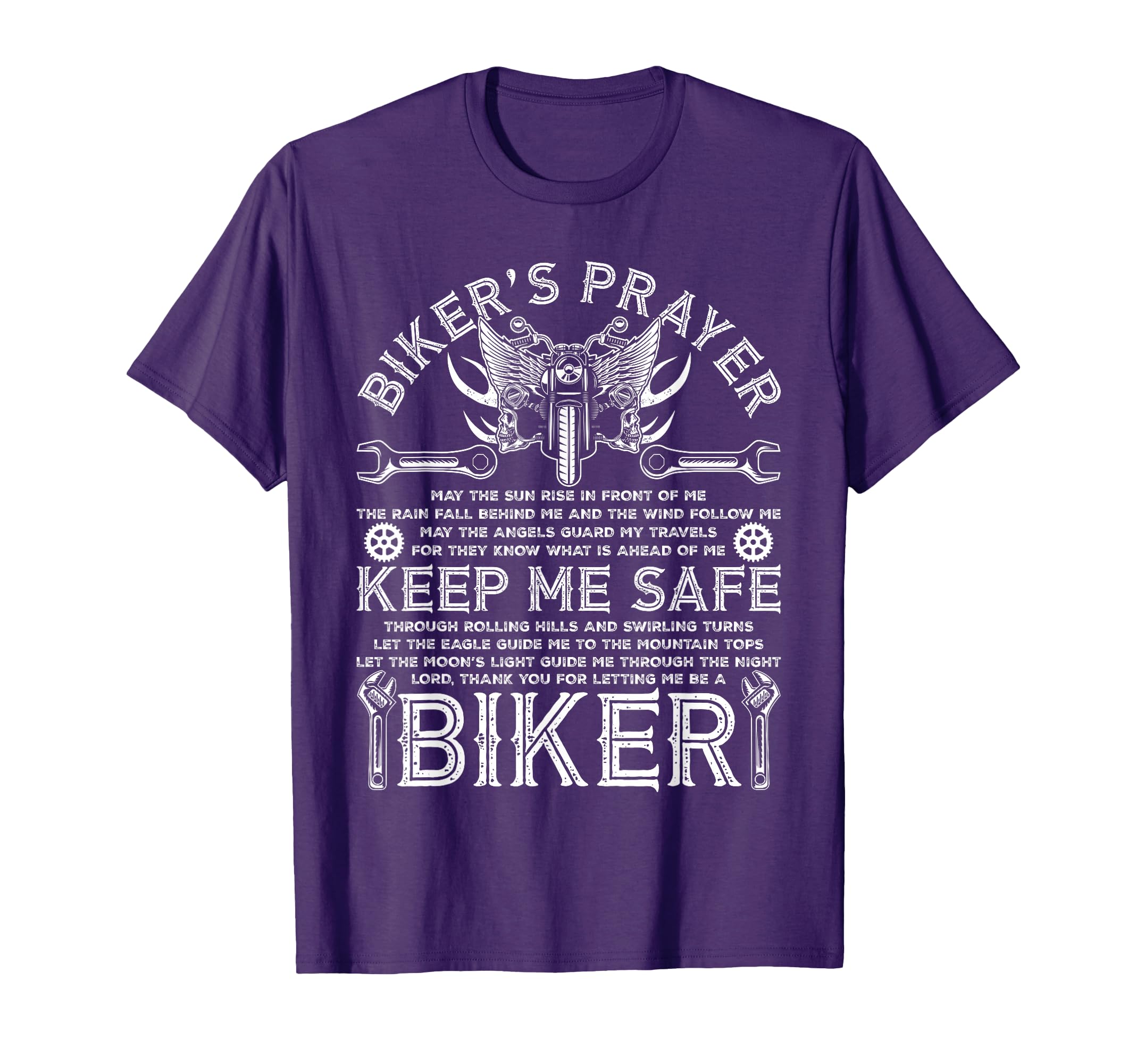 Bikers Prayer Motorcycle Biker T-Shirt - Aesthetic Graphic Men Women - T-Shirt, Sweatshirt, Hoodie
