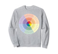 Feelings Wheel Mental Health People Sweatshirt - Graphic Print for Adults - T-Shirt, Sweatshirt, Hoodie