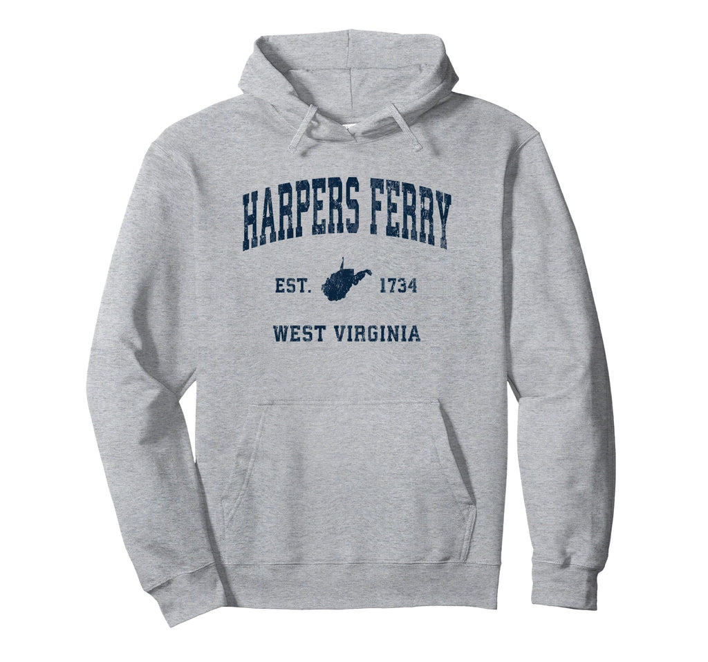 Harpers Ferry West Virginia Wv Athletic Hoodie - Trendy Graphic Men Women - T-Shirt, Sweatshirt, Hoodie