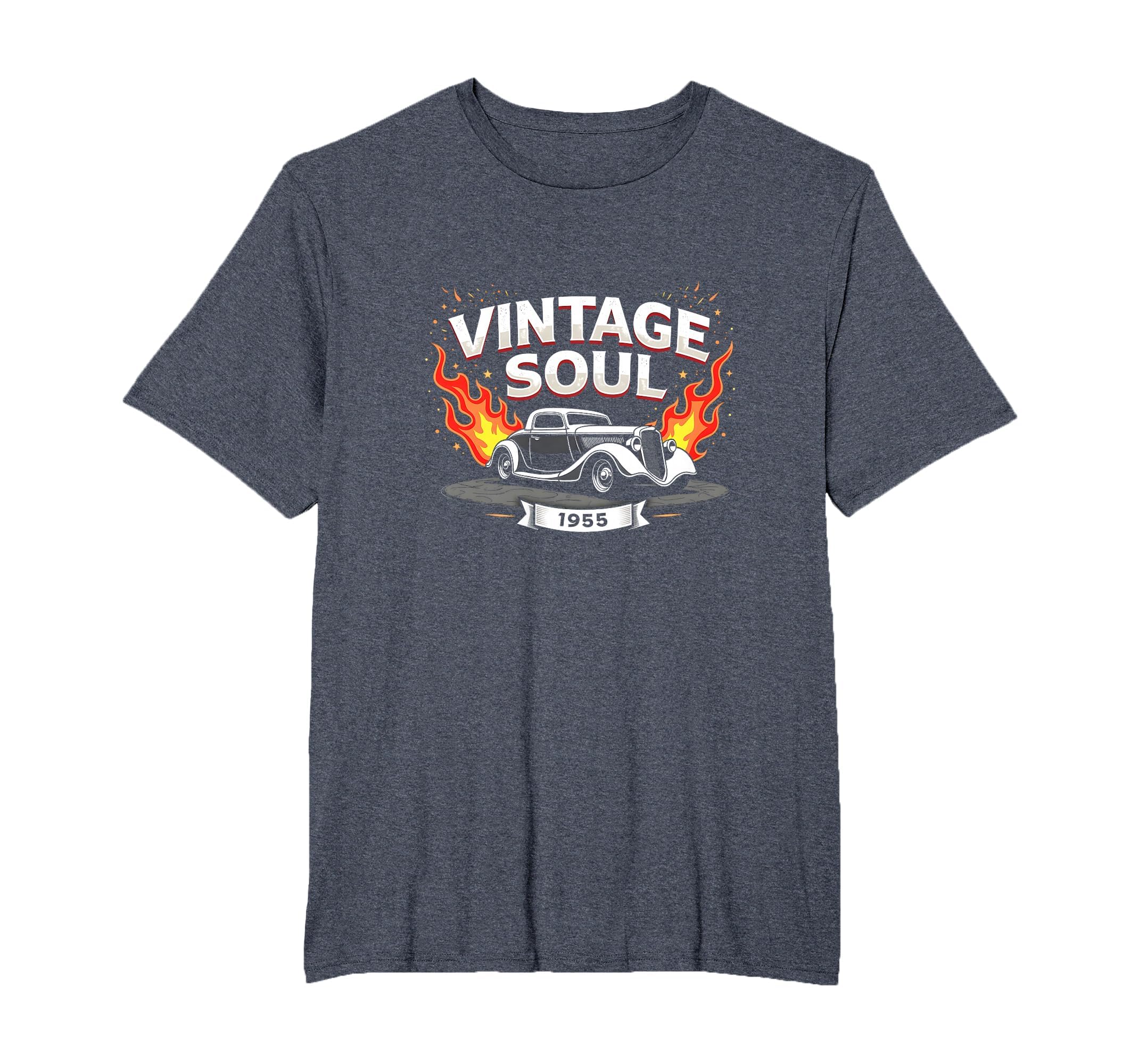 Soul Hot Rod 1955 Car Mens Big And T-Shirt - Novelty Apparel Men Women - T-Shirt, Sweatshirt, Hoodie