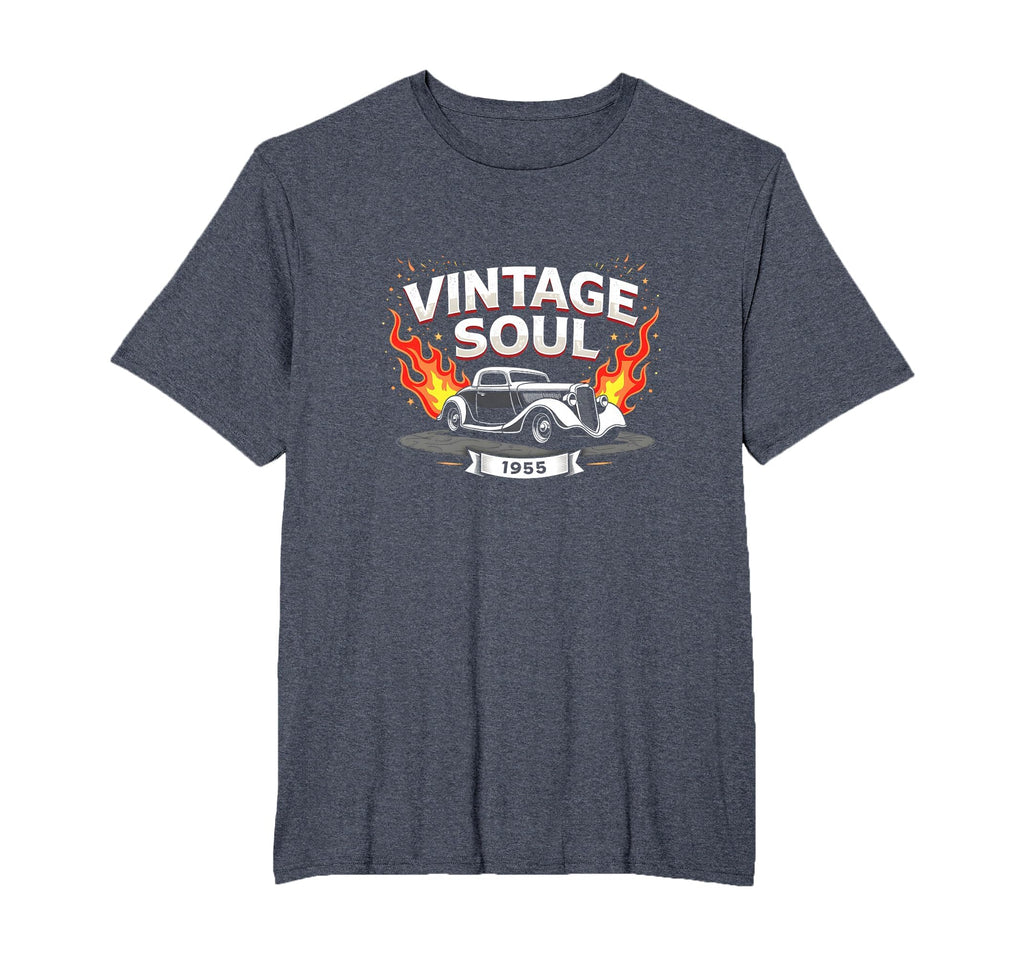 Soul Hot Rod 1955 Car Mens Big And Tall T-Shirt - Graphic Print Unisex - T-Shirt, Sweatshirt, Hoodie
