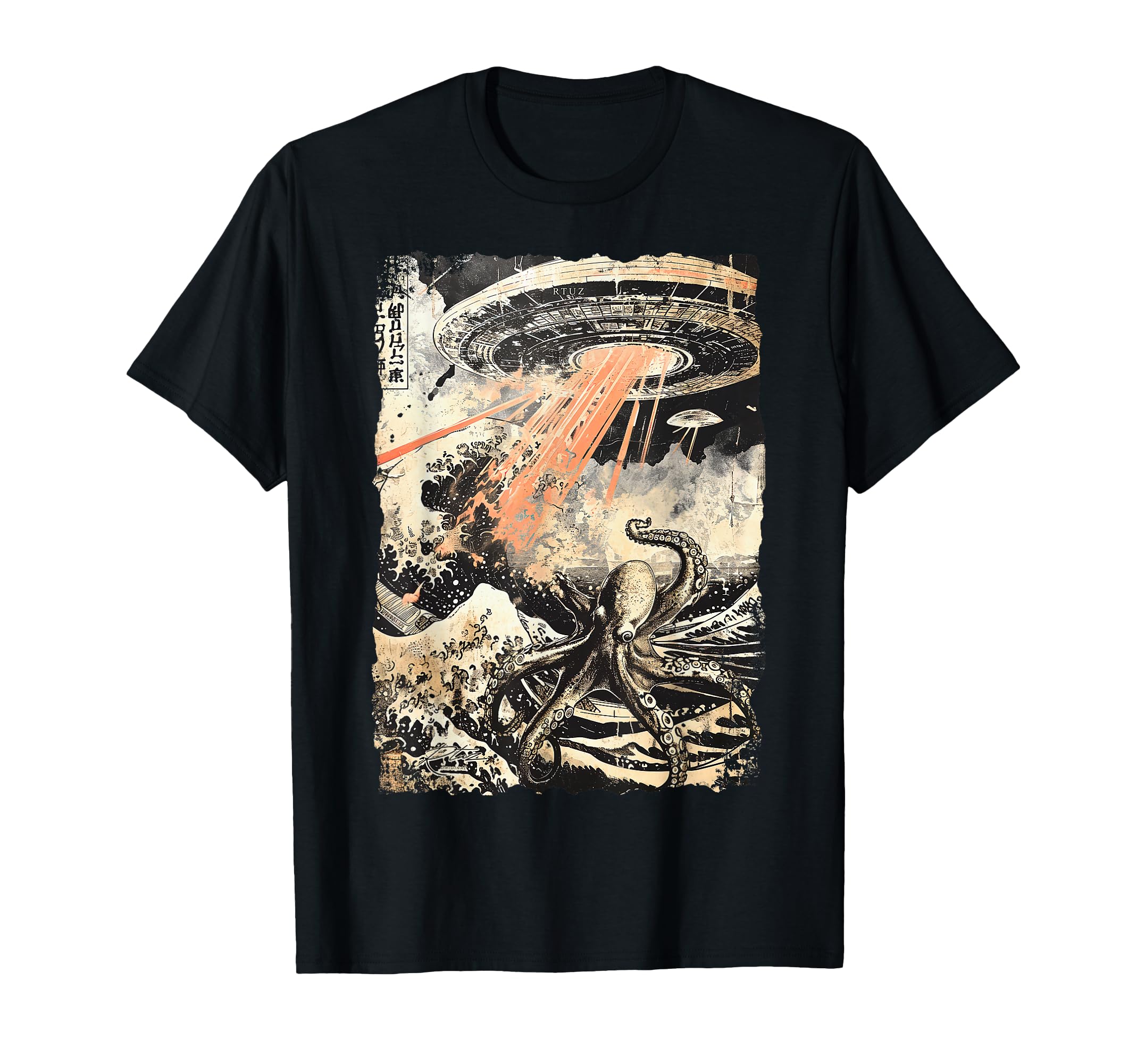 Y2K Streetwear Octopus Horror Monster T-Shirt - Novelty Apparel Men Women - T-Shirt, Sweatshirt, Hoodie