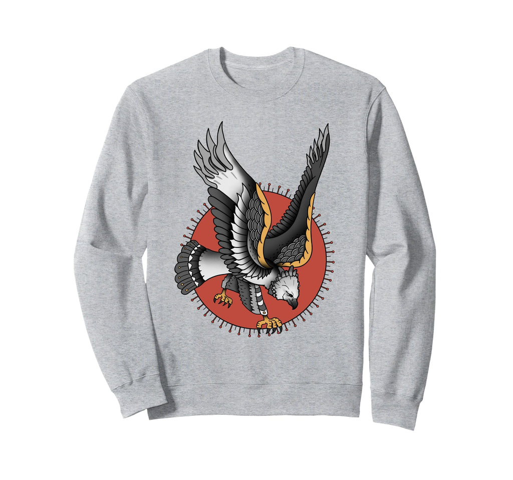 American Traditional Harpy Eagle Sweatshirt - Novelty Apparel Men Women - T-Shirt, Sweatshirt, Hoodie