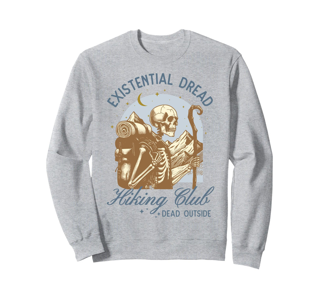 Funny Introvert Hiking Club Sweatshirt - Casual Everyday Wear for Adults - T-Shirt, Sweatshirt, Hoodie